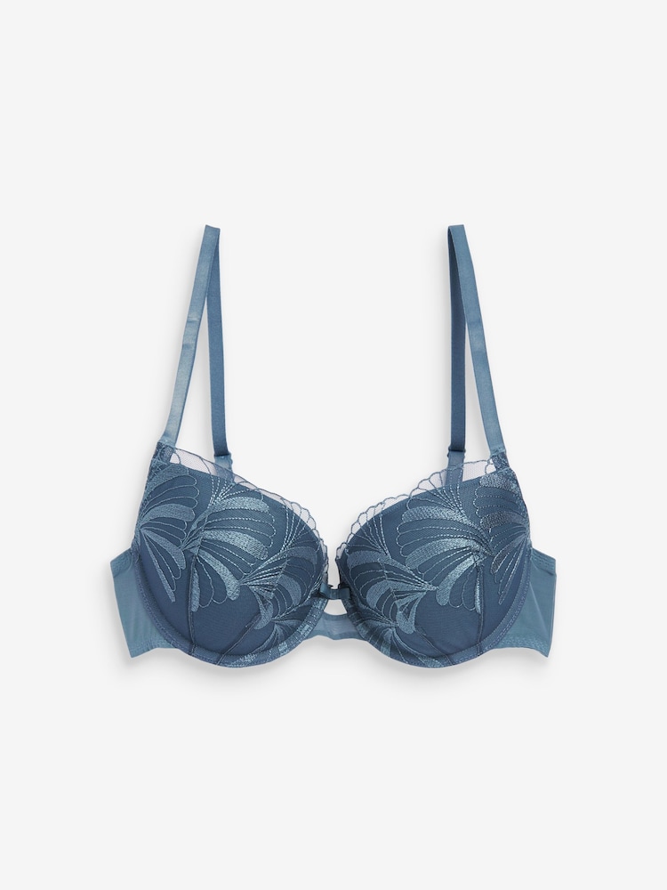 Bleu/Nude - Soutiens-gorge 2 Lot brodées - Image 11 of 12