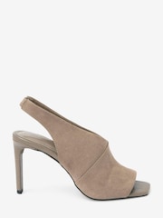 Mink Brown Forever Comfort® High Heel Slingback Shoe Boots - Image 2 of 5