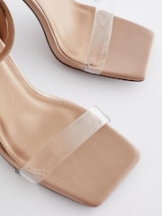 Clear Forever Comfort® Vinyl High Heel Sandals - Image 3 of 6
