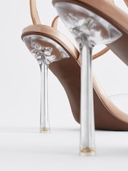 Clear Forever Comfort® Vinyl High Heel Sandals - Image 4 of 6