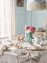 Shabby Chic Green Ruffle Vase - Image 3 of 4