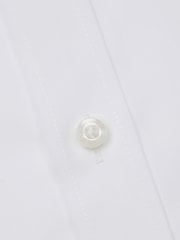 Jeff Banks White 100% Cotton Double Cuff Milan Cutaway Shirt - Image 3 of 4