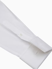 Jeff Banks White 100% Cotton Double Cuff Milan Cutaway Shirt - Image 4 of 4