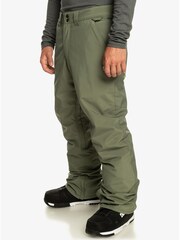 Quiksilver Khaki Green Estate Ski Trousers - Image 1 of 8
