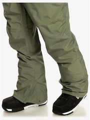 Quiksilver Khaki Green Estate Ski Trousers - Image 6 of 8