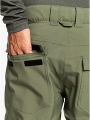 Quiksilver Khaki Green Estate Ski Trousers - Image 8 of 8