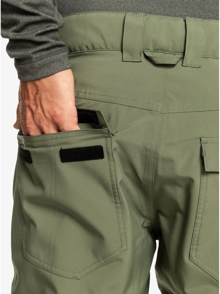 Quiksilver Khaki Green Estate Ski Trousers - Image 8 of 8