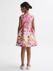 Reiss Emily Scuba Floral Printed Dress - Image 5 of 5
