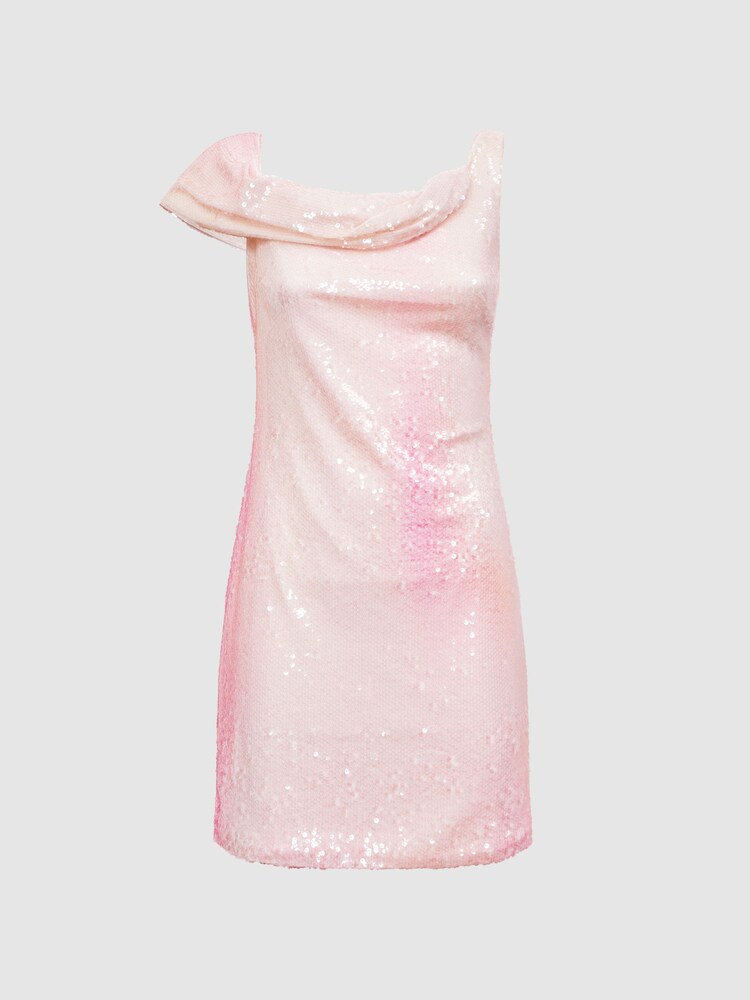 Vestido corto ajustado con lentejuelas Lydia Halston de Reiss - Imagen 2 de 5