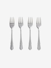 Rockett St George Set of 4 Metal First Bite Cake Fork - Image 2 of 2