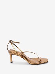 Gold Forever Comfort® Strappy Sandals - Image 1 of 8