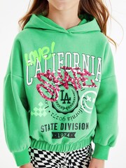 Green Skate Slogan/Illusion Print Hoodie & Leggings Set (3-16yrs) - Image 3 of 5