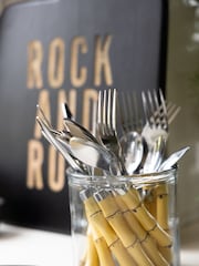 Rockett St George 16 Piece Metal Metal Cutlery Set - Image 2 of 6