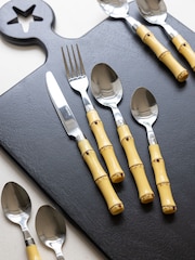 Rockett St George 16 Piece Metal Metal Cutlery Set - Image 4 of 6