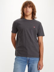 Levi's® Dark Charcoal Heather Original Housemark 100% Cotton T-Shirt - Image 1 of 4
