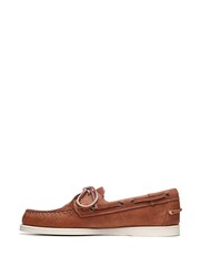 Sebago Brown Dockside Portland Leather Boat Shoes - Image 2 of 5