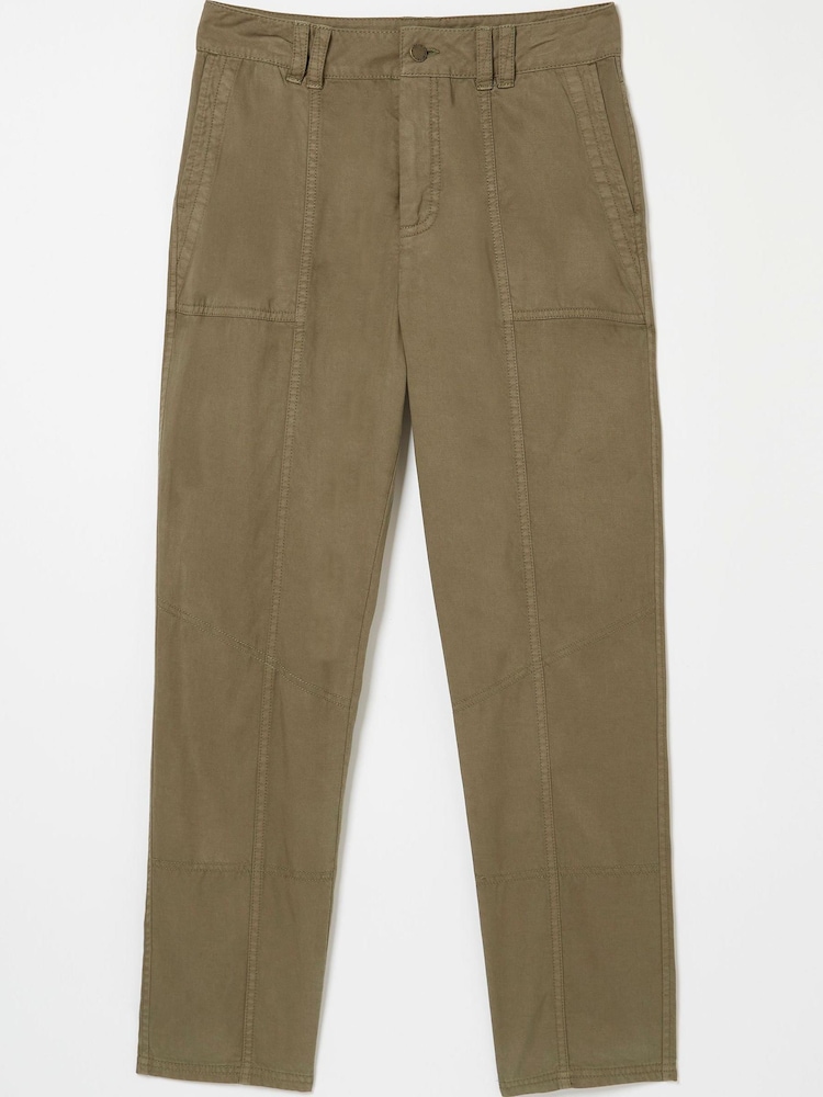 FatFace Allie Green Utility Trousers - Image 3 of 3