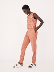 FatFace Allie Brown Utility Trousers - Image 1 of 5