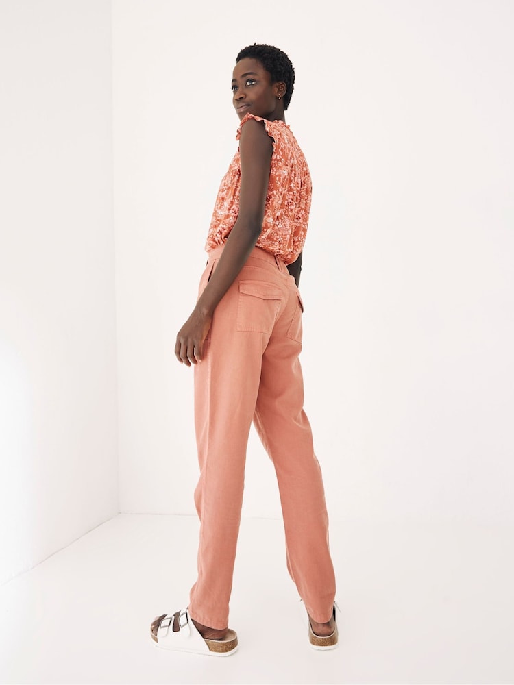 FatFace Allie Brown Utility Trousers - Image 2 of 5