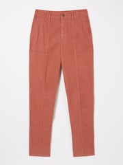 FatFace Allie Brown Utility Trousers - Image 5 of 5