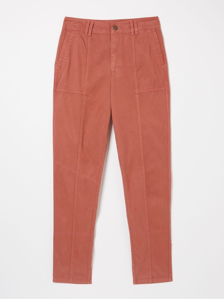 FatFace Allie Brown Utility Trousers - Image 5 of 5