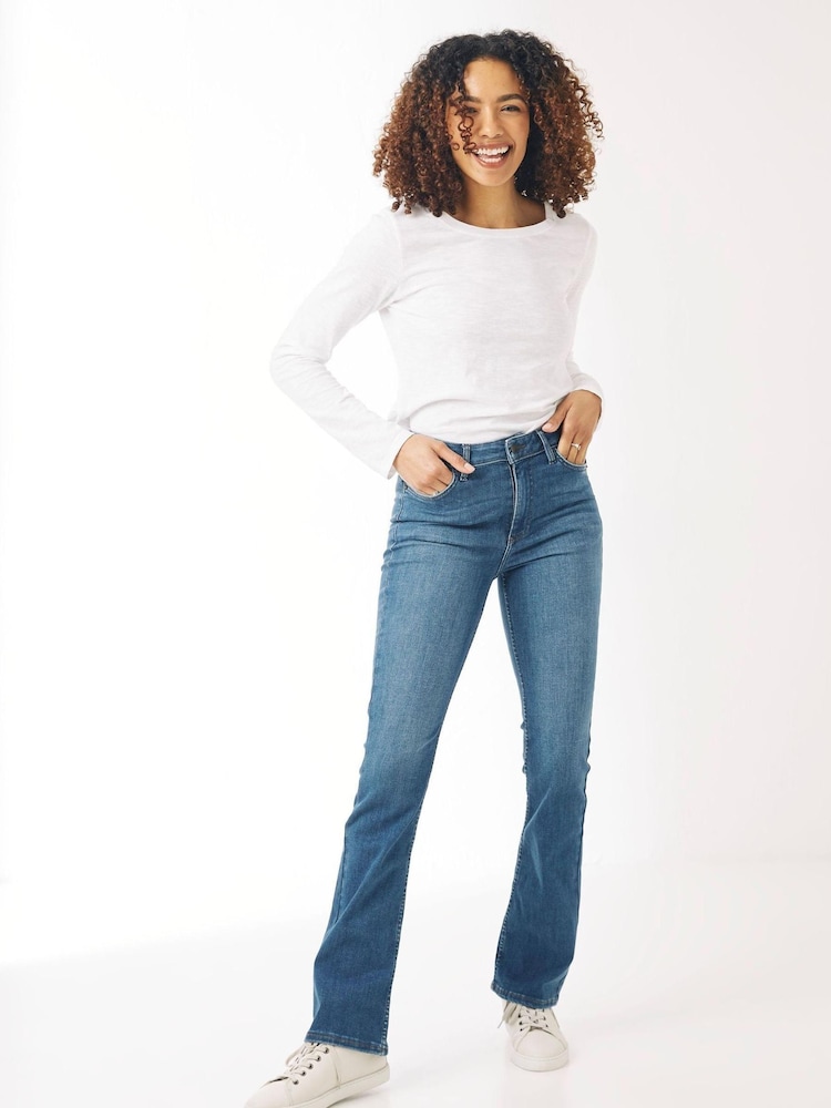 FatFace Brooke Blue Bootcut Jeans - Image 1 of 1 FatFace Brooke Blue Bootcut Jeans - Image 1 of 1