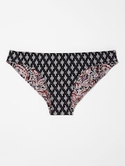 FatFace Black Spirit Paisley Reversible Bikini Bottoms - Image 2 of 2