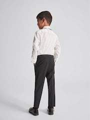 Reiss Black Knightsbridge Senior Tuxedo Trousers - Image 5 of 6
