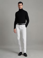 Reiss Black Caine Merino Roll-Neck Jumper - Image 4 of 7