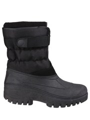 Cotswold Chase Touch Fastening And Zip Up Black Winter Boots - Image 1 of 4