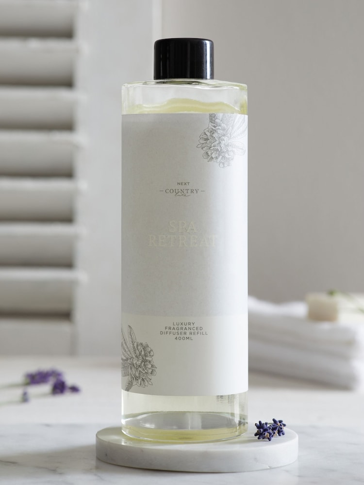 Country Luxe Spa Retreat Lavender & Geranium Fragranced Reed 400ml Diffuser Refill - Image 1 of 2