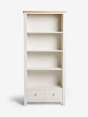 Cream Malvern Oak Effect Bookcase Shelf - Image 3 of 8