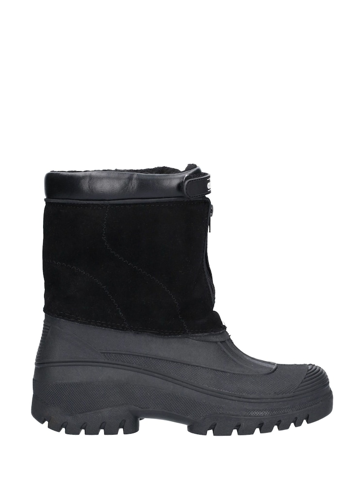 Cotswold Venture Waterproof Winter Black Boots - Image 1 of 4