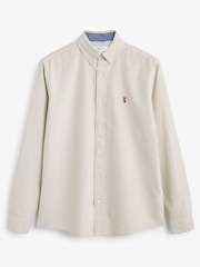 Stone Oxford Stripe Long Sleeve Shirt - Image 5 of 5