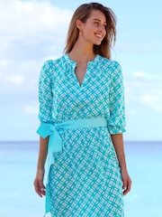 Aspiga Blue Maeve Tea Dress - Image 3 of 6