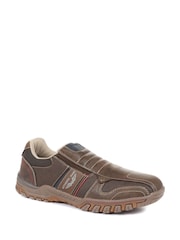 Pavers Wide Fit Mens Slip-On Trainers - Image 3 of 5