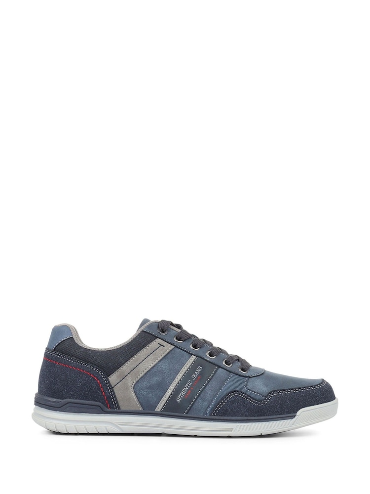 Pavers Wide-Fit Lace-Up Trainers - Image 1 of 5