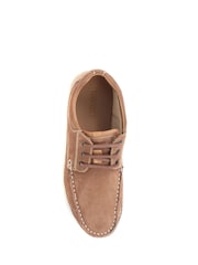 Pavers Brown Pavers Leather Casual Boat Shoes - Image 4 of 5