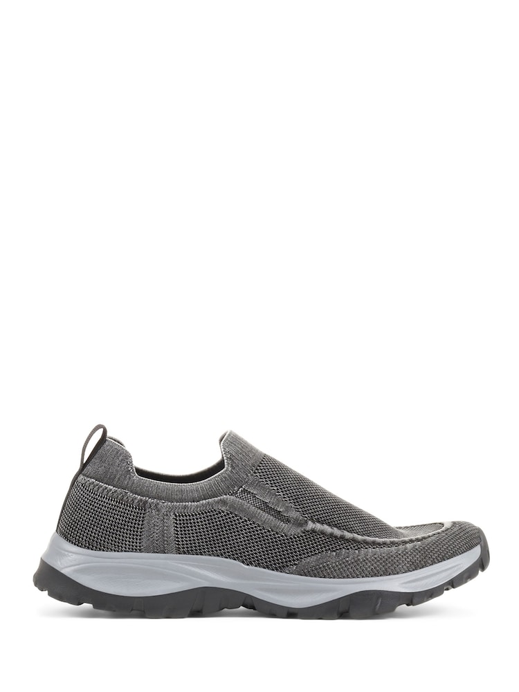 Pavers Grey Lightweight Slip On Trainers - Image 1 of 5 Pavers Grey Lightweight Slip On Trainers - Image 1 of 5
