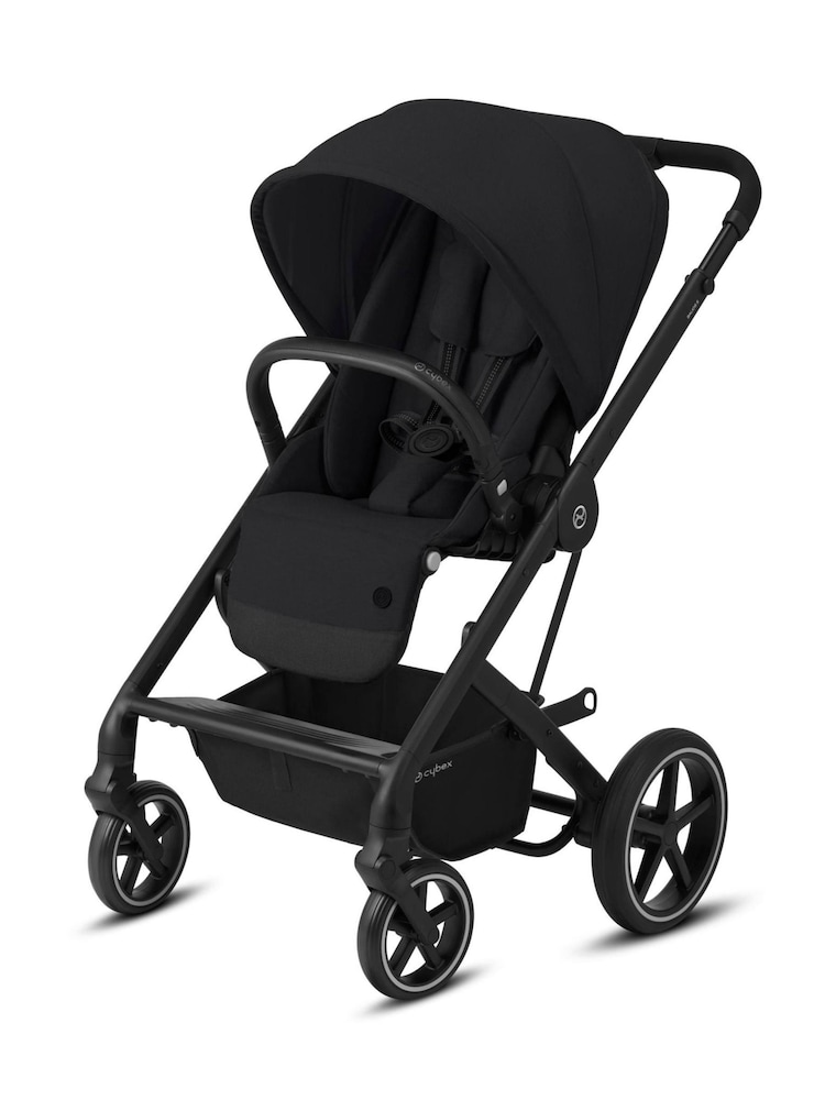 Cybex Black Balios S Lux Pram - Black Frame/Deep Black - Image 1 of 8