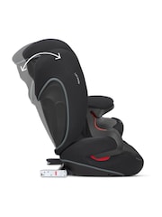 Cybex Pallas B2-Fix 9 months-approx. 12 Years Impact Shield Car Seat ISOFIX - Volcano Black - Image 3 of 11