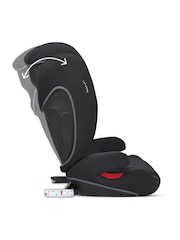 Cybex Pallas B2-Fix 9 months-approx. 12 Years Impact Shield Car Seat ISOFIX - Volcano Black - Image 6 of 11