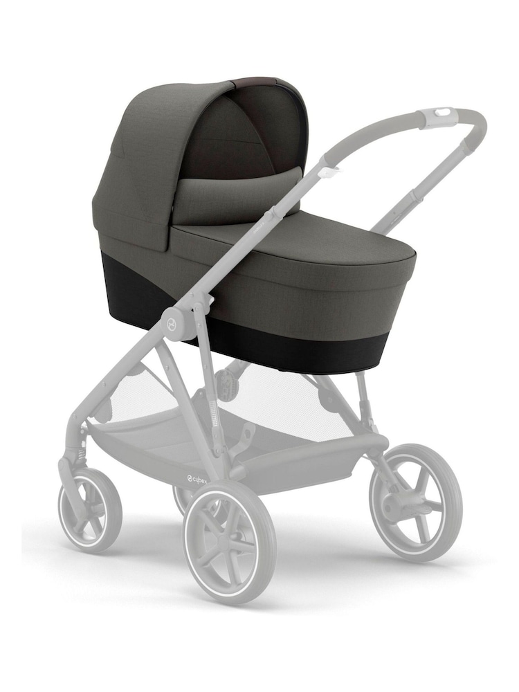 Cybex Gazelle S Single/Double Pram Carrycot - Soho Grey - Image 1 of 7