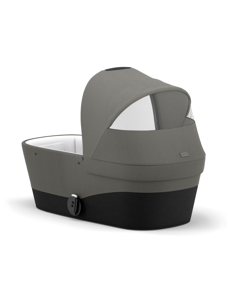 Cybex Gazelle S Single/Double Pram Carrycot - Soho Grey - Image 7 of 7