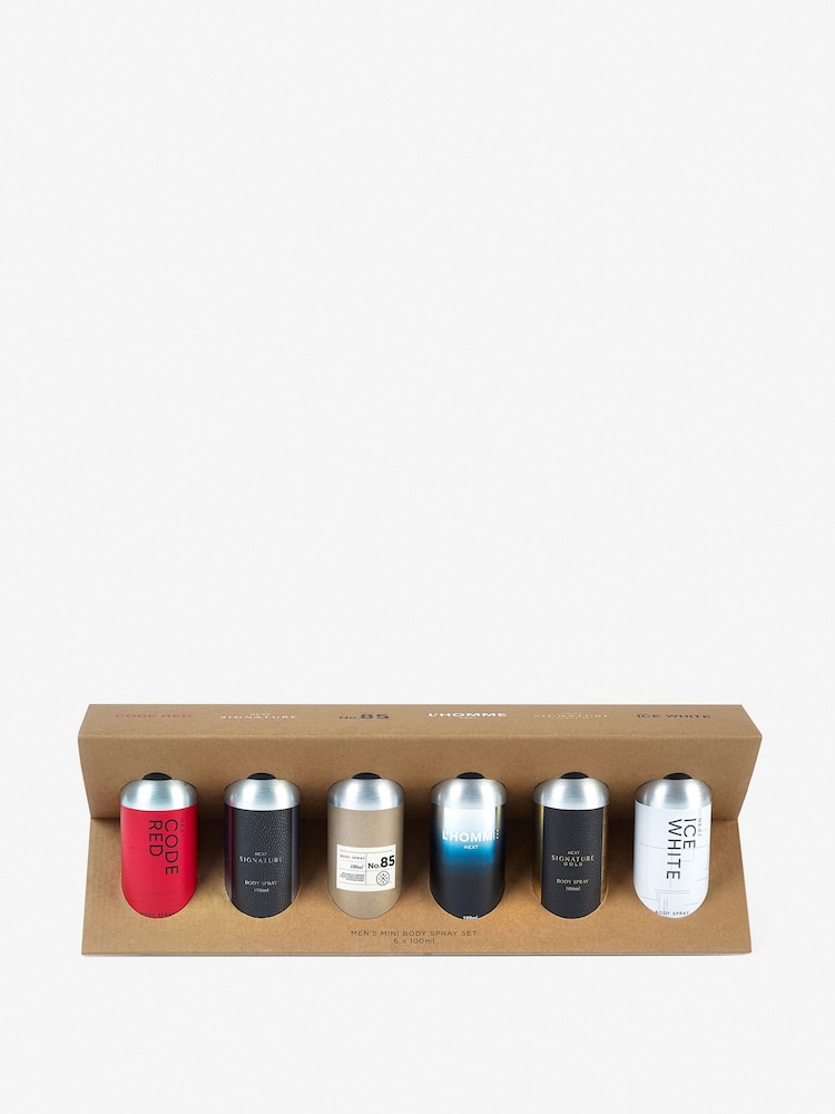 Set of 6 100ml Fragranced Body Sprays Gift Set - Image 3 of 3