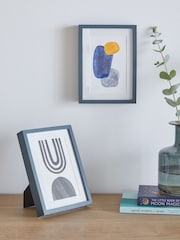 Set of 2 Blue Parker Picture Frames - Image 1 of 7