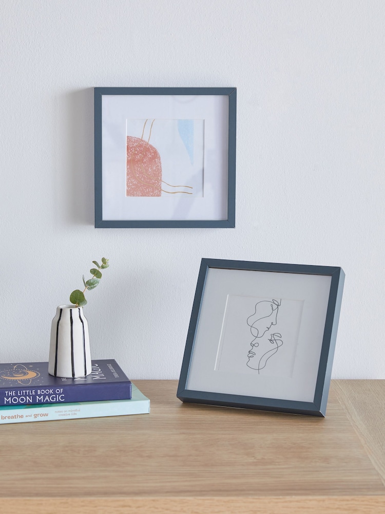 Set of 2 Blue Parker Picture Frames - Image 2 of 7