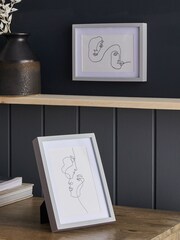 Set of 2 Grey Parker Picture Frames - Image 1 of 5