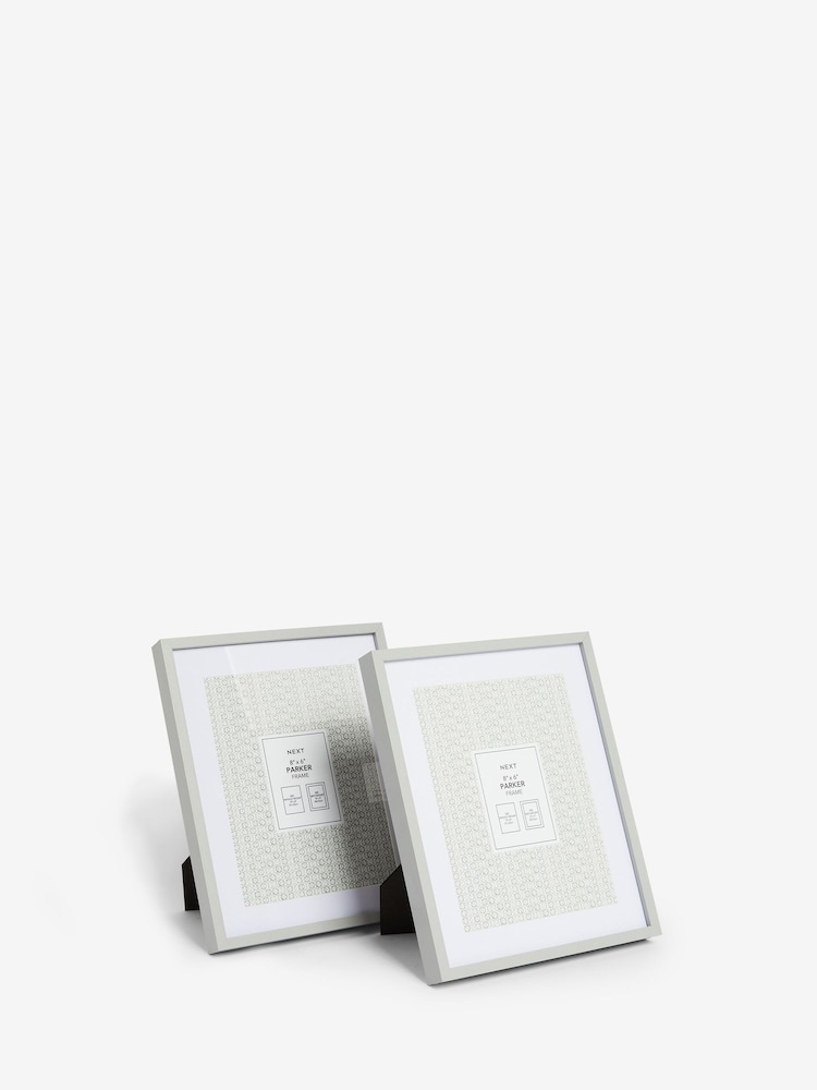 Set of 2 Grey Parker Picture Frames - Image 5 of 5