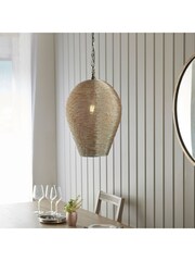 Gallery Home Silver Paula Ceiling Light Pendant - Image 3 of 7